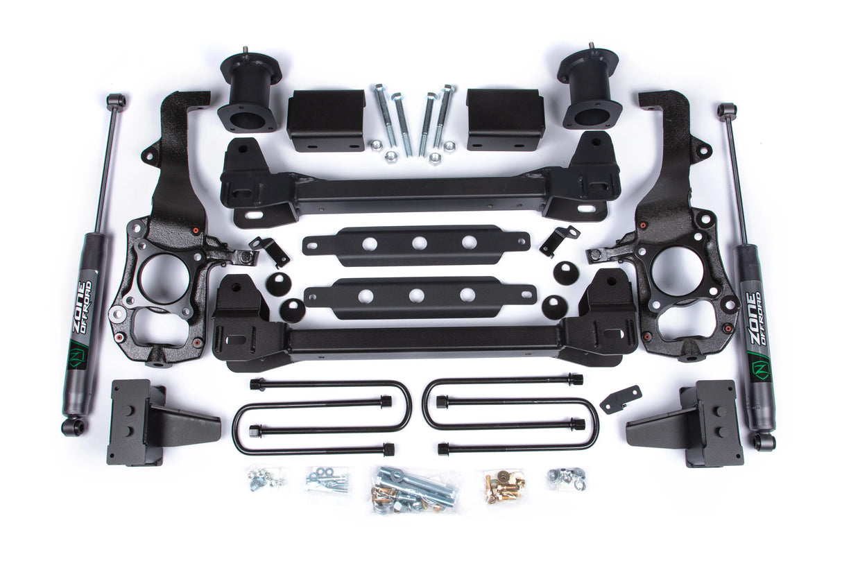 Zone Offroad 2021-2026 Ford F-150 2WD 6in Suspension Lift Kit