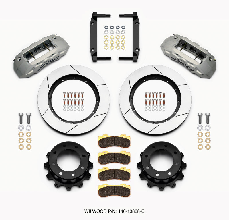 Wilwood TX6R Rear Kit 15.50in Clear Ano 2005-2012 Ford F250/F350 4WD