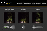 Diode Dynamics Stage Series 2in LED Pod Sport - Yellow Combo Flush ABL (Single)