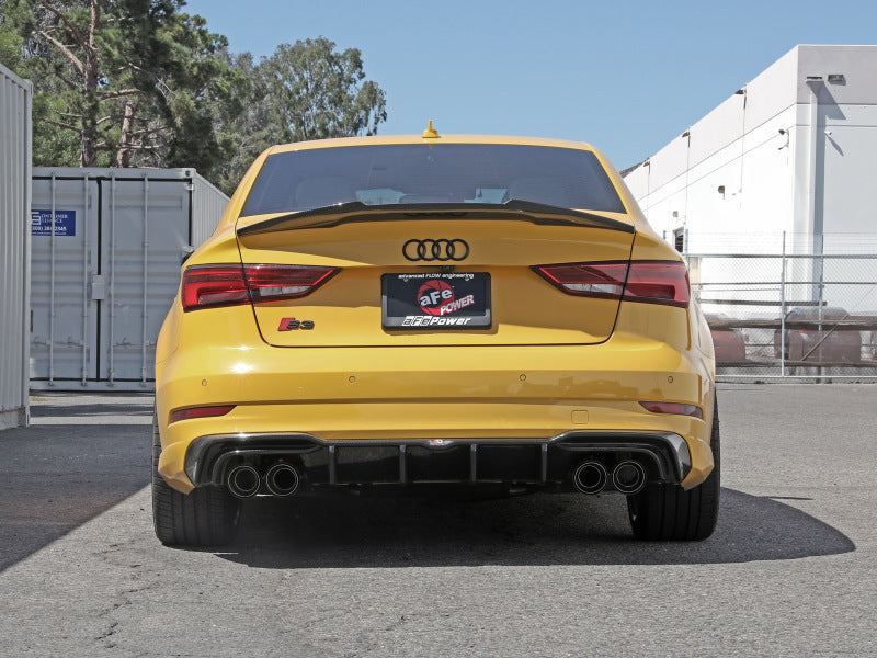 aFe MACHForce XP 3in-2.5in 304SS Exhaust Cat-Back 15-20 Audi S3 L4-2.0L (t) - Carbon Tips