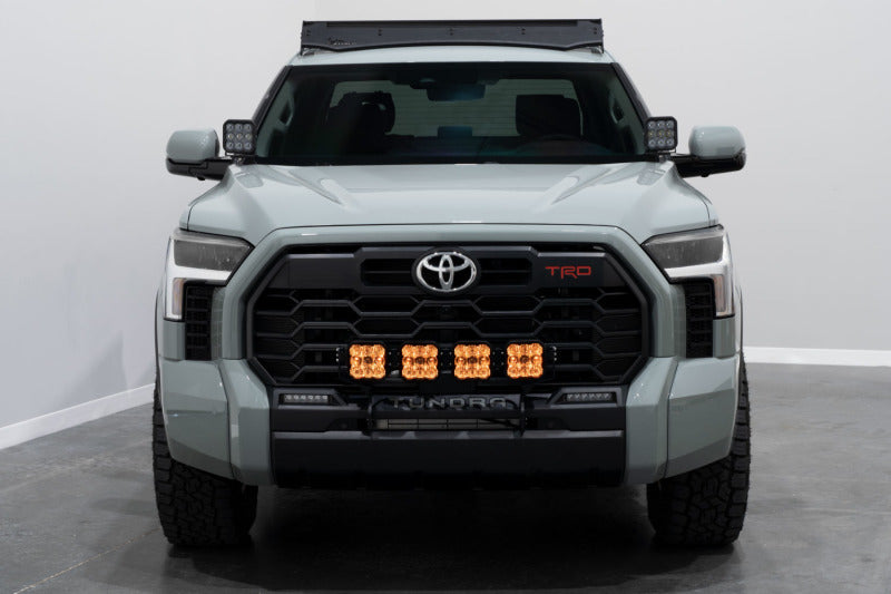 Diode Dynamics 2022 Toyota Tundra SS5 Grille CrossLink Lightbar Kit - Yellow Pro Combo