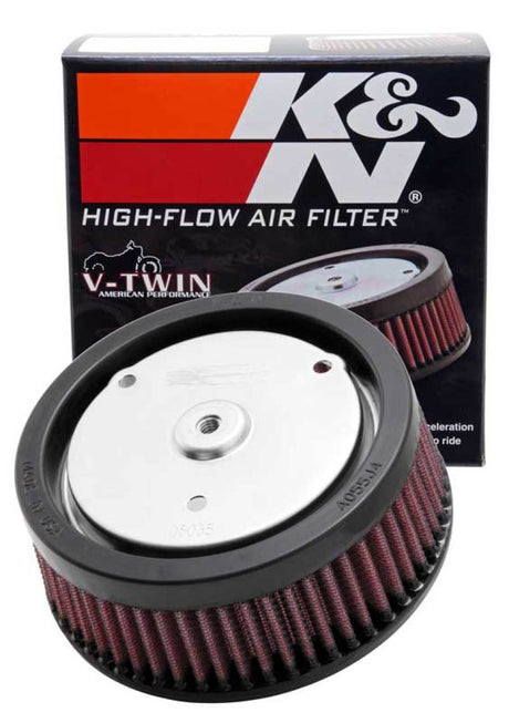 K&N Replacement Air Filter 5.5in Top OD x 6in Base OD x 2.313in H for Harley-Davidson