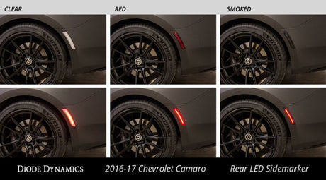 Diode Dynamics 16-21 Chevrolet Camaro LED Sidemarkers - Amber/ - Red (set)