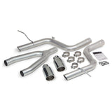 Banks Power 14 Jeep Grand Cherokee 3.0L Diesel Monster Exhaust Sys - SS Single Exhaust w/ Chrome Tip