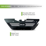 DV8 Offroad 20-22 Jeep Wrangler JL (3.0L Diesel) Rear Diff Skid Plate for Dana 44