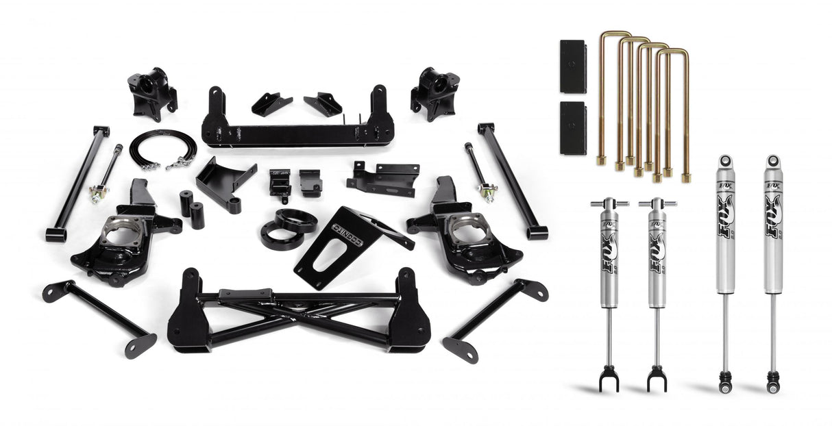 Cognito 7-Inch Standard Lift Kit with Fox PSMT 2.0 Shocks for 11-19 Silverado/Sierra 2500/3500 2WD/4WD Stabilitrak