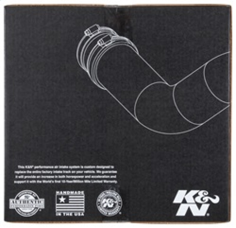 K&N 11-12 Ford Mustang 3.7L V6 Typhoon Cold Air Intake