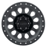 Method MR315 17x8.5 0mm Offset 8x6.5 130.81mm CB Matte Black Wheel