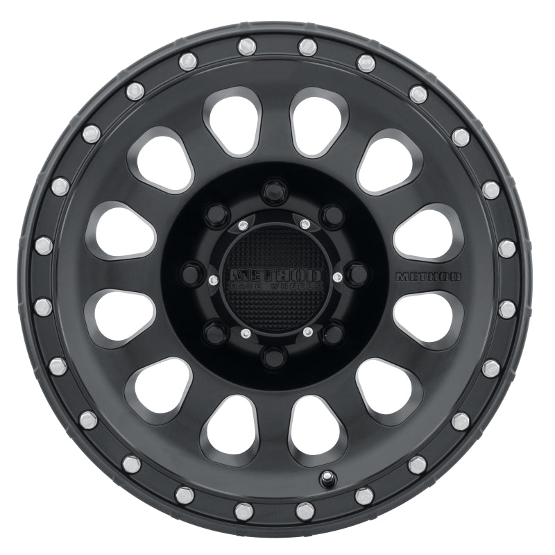 Method MR315 17x8.5 0mm Offset 8x170 130.81mm CB Matte Black Wheel