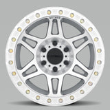 Method MR106 Beadlock 17x9 -44mm Offset 5x5 71.5mm CB Machined/Clear Coat w/BH-H24125 Wheel