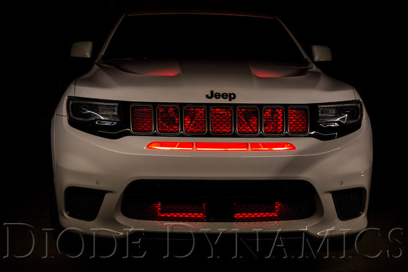 Diode Dynamics RGBW Grille Strip Kit 4pc Multicolor