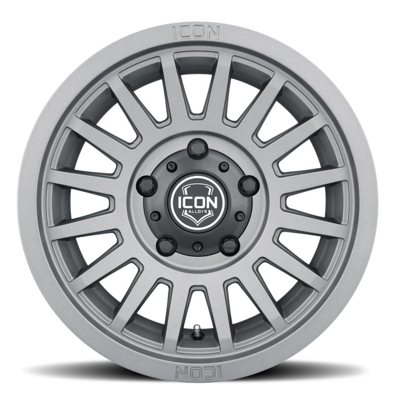 ICON Recon SLX 17x8.5 5x5.5 BP 0mm Offset 4.75in BS 77.9mm Bore Charcoal Wheel