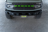 DV8 Offroad 21-23 Ford Bronco Capable Bumper Front License Plate Mount