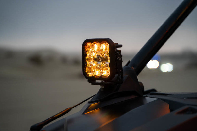 Diode Dynamics 20-Present Polaris RZR A-Pillar LED Pod Bracket Kit