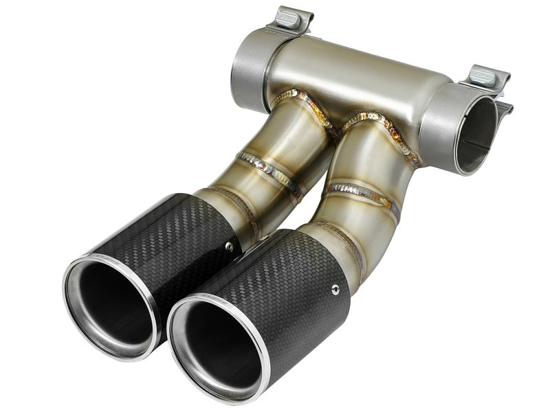 aFe Power 13-14 Porsche Cayman S / Boxster S Carbon Fiber Exhaust Tip Upgrade