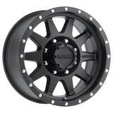 Method MR301 The Standard 17x8.5 +25mm Offset 8x6.5 130.81mm CB Matte Black Wheel