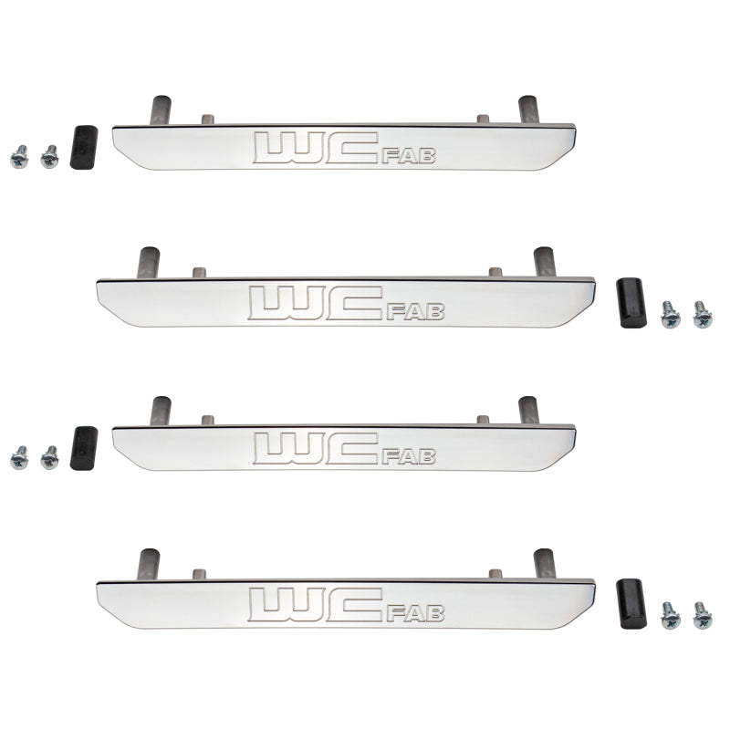 Wehrli 2020+ GMC 2500/3500HD Fender Flare Marker Light Delete Kit w/Logo - Raw Finish