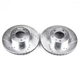 Power Stop 94-95 BMW 540i Front Evolution Drilled & Slotted Rotors - Pair