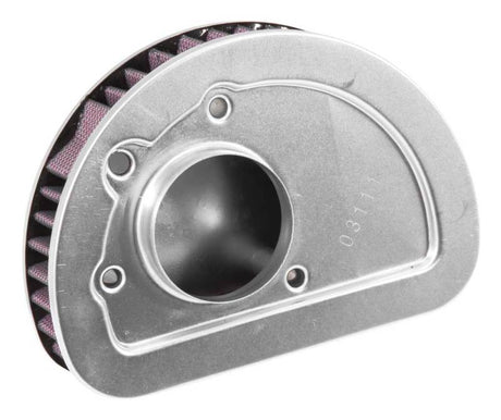 K&N Replacement Unique Air Filter 6.625in L x 4.75in W x 1.625in H with 1 Flange for Harley-Davidson