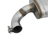 aFe MACHForce XP 2.5in 409 Stainless Axle Back Exhaust w/Stainless Tips 15-17 Ford Mustang I4-2.3L