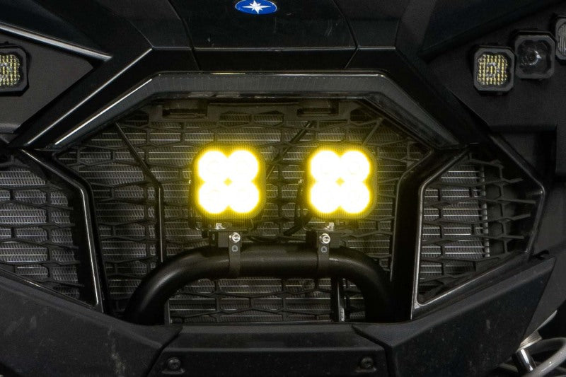 Diode Dynamics SS3 LED Bumper 2 In Roll Bar Kit Max - Yellow SAE Fog (Pair)