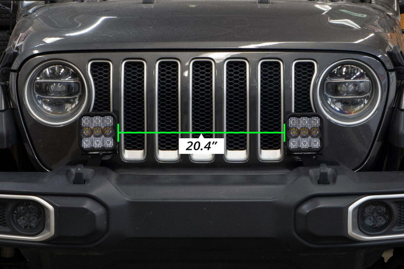 Diode Dynamics 18-21 Jeep JL Wrangler SS5 Bumper LED Pod Light Kit - Y