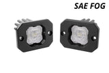 Diode Dynamics Stage Series C1 LED Pod - White SAE Fog Flush ABL (Pair)