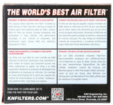 K&N 1-3/4in FLG 4 X 2-7/8in B 3 X 2in T 2-3/4in L Universal Clamp-On Air Filter