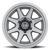 ICON Rebound SLX 17x8.5 6 x 135 6mm Offset 5.75in BS 87.1mm Bore Charcoal Wheel