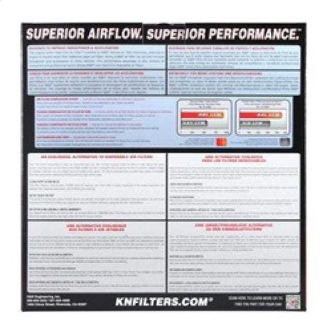 K&N Replacement Air Filter GM TRUCKS V8-350,454, 1972-80