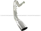 aFe MACHForce XP 5in DPF-Back Stainless Steel Exh Sys, polished tip,Ford Diesel Trucks 11-14 V8-6.7L