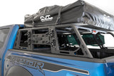 Addictive Desert Designs 2015+ Ford F-150 Overlander Chase Rack w/ 3rd Brake Light - Hammer Black