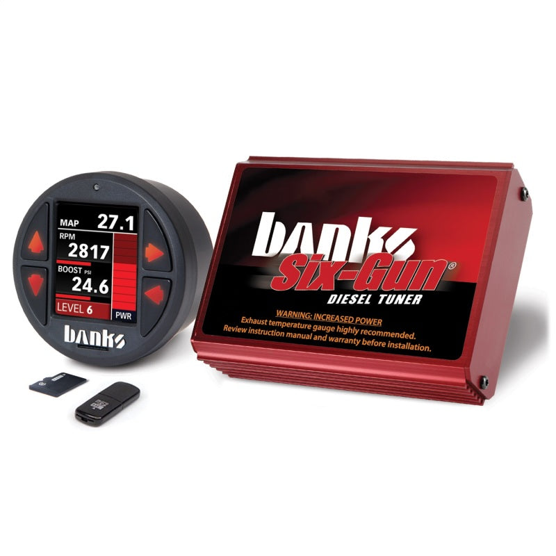 Banks 01-04 Chevy/GMC 2500/3500 6.6L LB7 Six-Gun Diesel Tuner w/ iDash-1.8 DataMonster