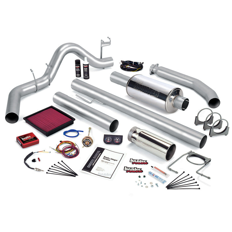 Banks Power 98 Dodge 5.9L Std Cab Stinger System - SS Single Exhaust w/ Chrome Tip