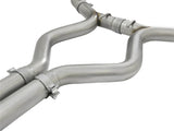 aFe MACHForce XP 3in 304 SS Cat-Back Exhausts w/ Polished Tips 15-17 Ford Mustang GT V8-5.0L/V6-3.7L