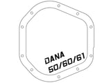 afe Front Differential Cover (Raw; Street Series); Ford Diesel Trucks 94.5-14 V8-7.3/6.0/6.4/6.7L