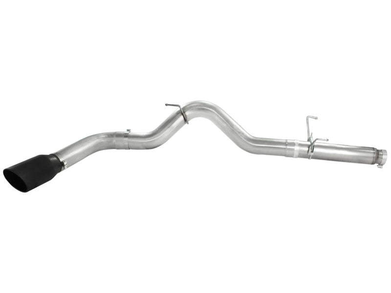 aFe MACHForce XP 5in DPF-Back 409SS Exhaust Dodge Diesel Trucks 07.5-12 L6-6.7L (td) Black Tip