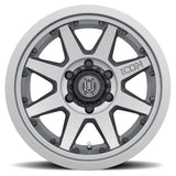 ICON Rebound Pro 17x8.5 6x5.5 25mm Offset 5.75in BS 95.1mm Bore Titanium Wheel