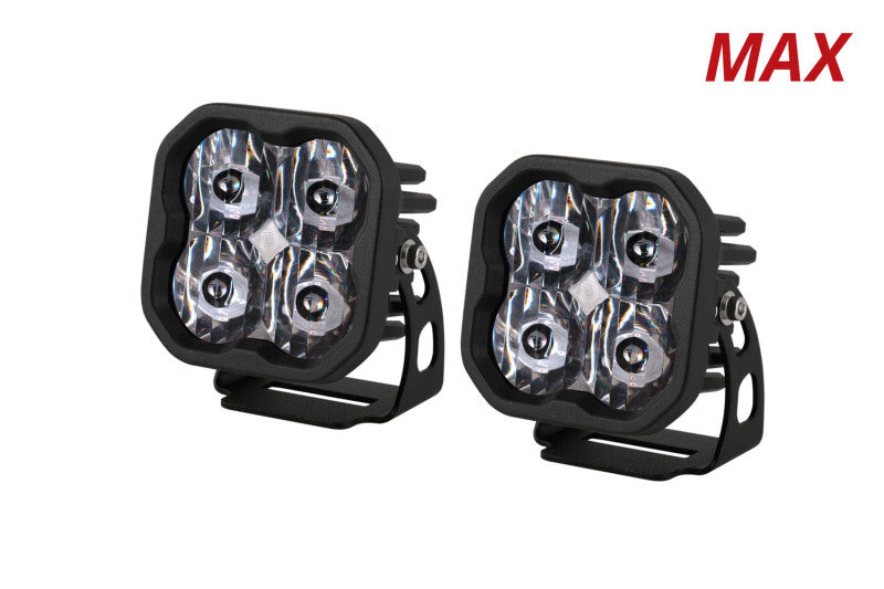 Diode Dynamics SS3 LED Pod Max - White SAE Fog Standard (Pair)