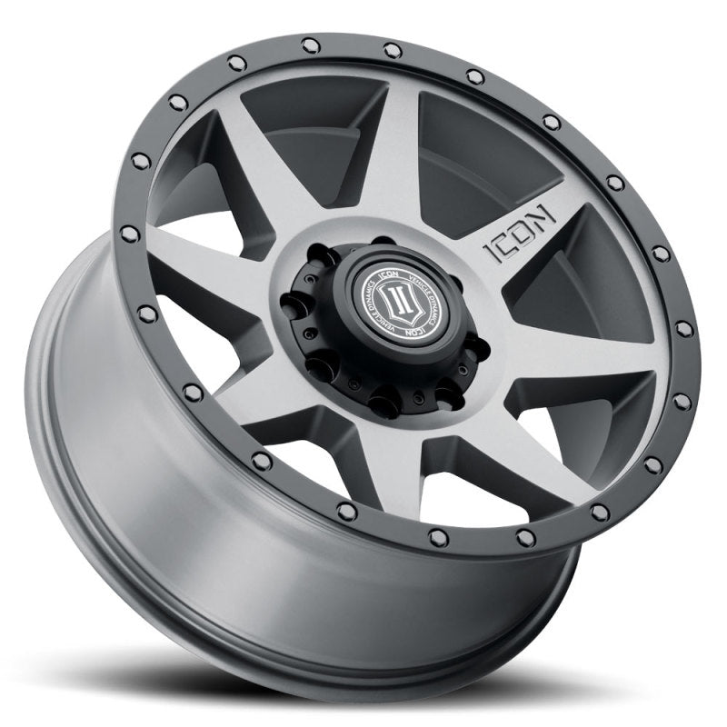 ICON Rebound | 20x9 | 12mm Offset | 8x180 | Titanium Wheel
