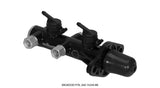 Wilwood Tandem Remote Master Cylinder - 1 1/8in Bore Black