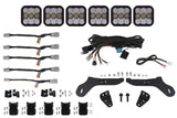 Diode Dynamics 17-20 Ford Raptor SS5 Grille CrossLink Lightbar Kit - Pro White Combo