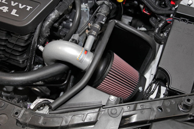 K&N 69 Series Typhoon Performance 13 Chrysler/Dodge 200/Avenger 2.4L Silver Cold Air Intake Kit