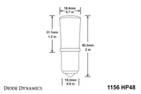 Diode Dynamics 1156 LED Bulb HP48 LED - Amber (Single)