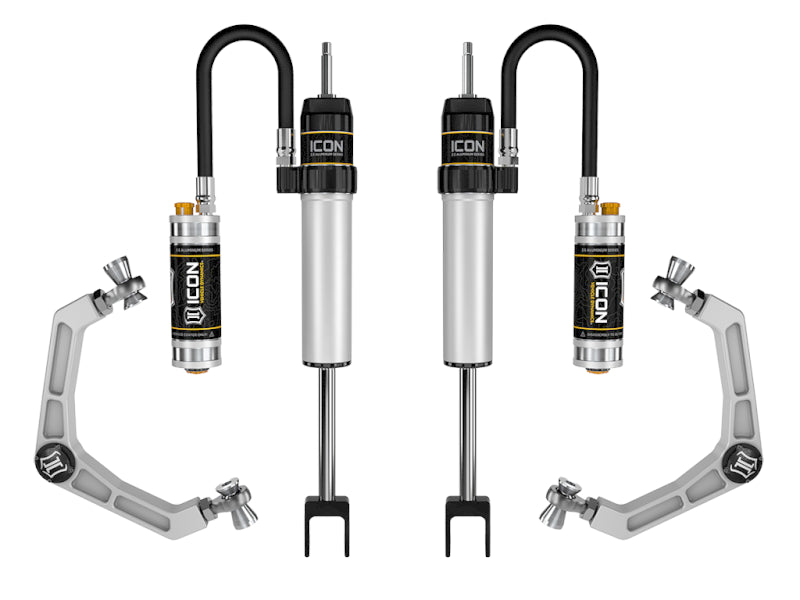 ICON 2020-Up GM 2500/3500 HD, 0-2” Lift, 2.5 VS Shock System/CDCV, Billet UCA