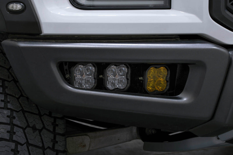 Diode Dynamics 17-20 Ford Raptor SS3 LED Fog Light Kit - Yellow Sport