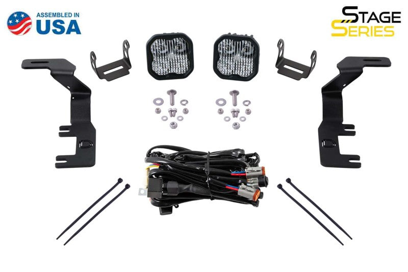 Diode Dynamics 15-21 Colorado/Canyon SS3 LED Ditch Light Kit - Sport White Combo