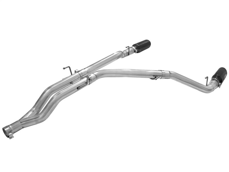 aFe MACHForce XP DPF-Back Exhaust 3in SS w/ 5in Black Tips 2014 Dodge Ram 1500 V6 3.0L EcoDiesel