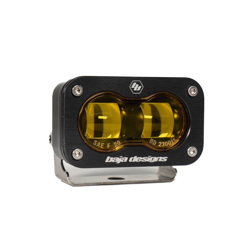 Baja Designs Universal S2 SAE Spot LED (Pair) - Amber