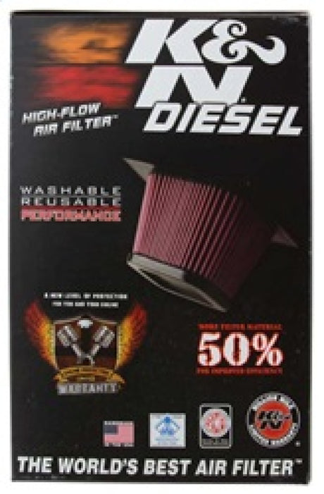 K&N 2017 Ford F250 Super Duty V8-6.7L DSL Replacement Drop In Air Filt